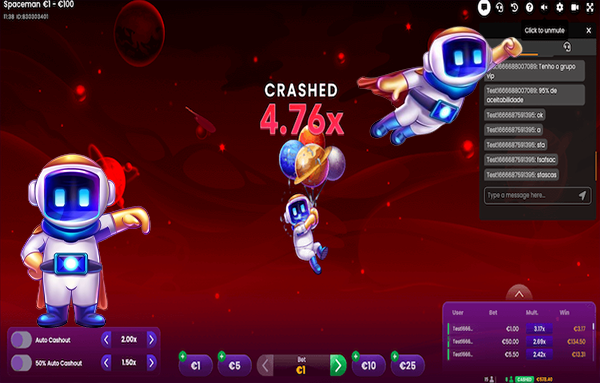 Spaceman Crash Theme & Key Features