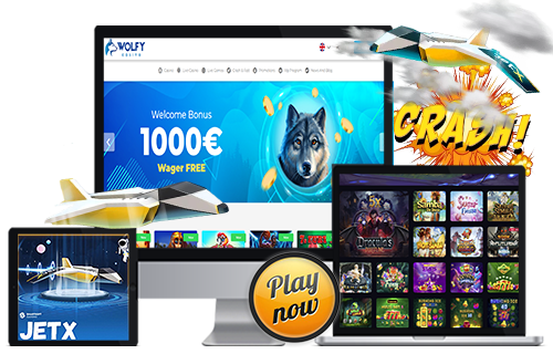 1. Wolfy Casino: Wager-Free Welcome Bonus of 1000€/ $