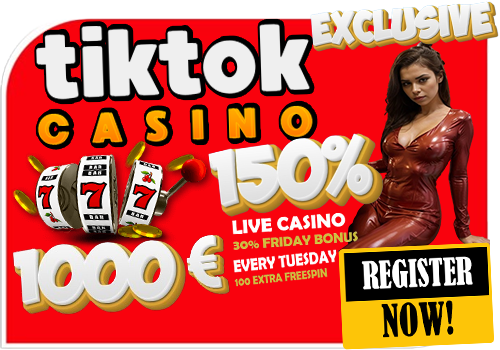 tiktok casino welcome bonus of 150%