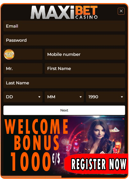 Create Your Account at Maxibet casino