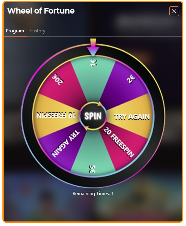 The MaxiBet Casinos Wheel Of Fortune