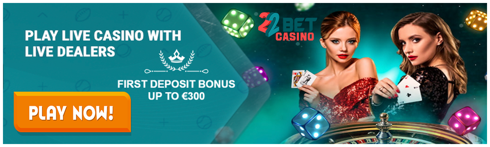 22bet casino live gaming