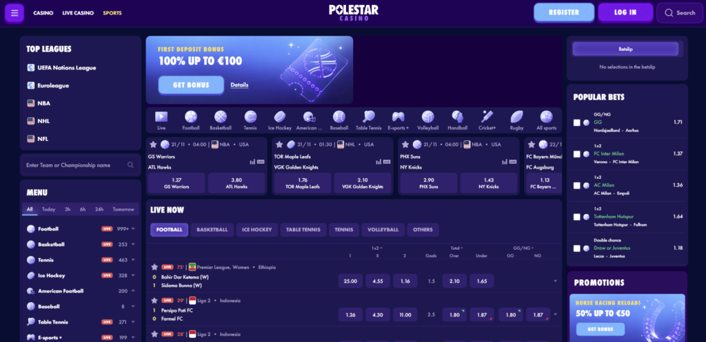 PoleStar Casino Sports Betting