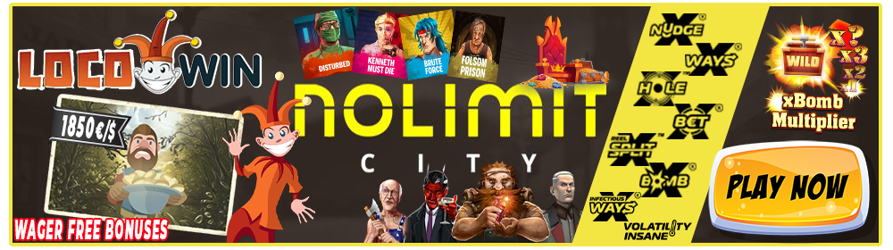 Play the best nolimit city gaming casino games at locowin casino