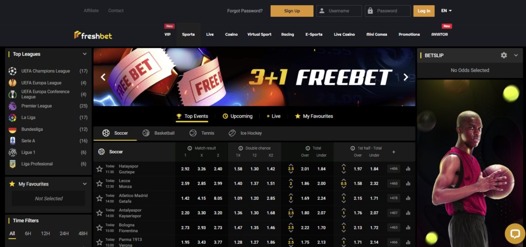 FreshBet Casino Sportsbook