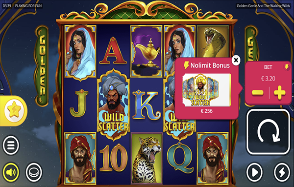 The Golden Genie Slot Gameplay & Theme