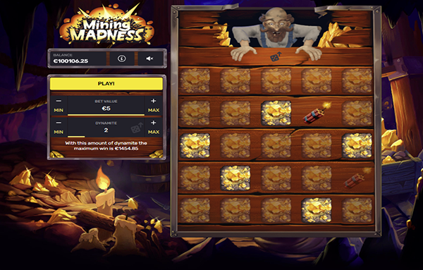 The Mining Madness Slot Gameplay & Theme