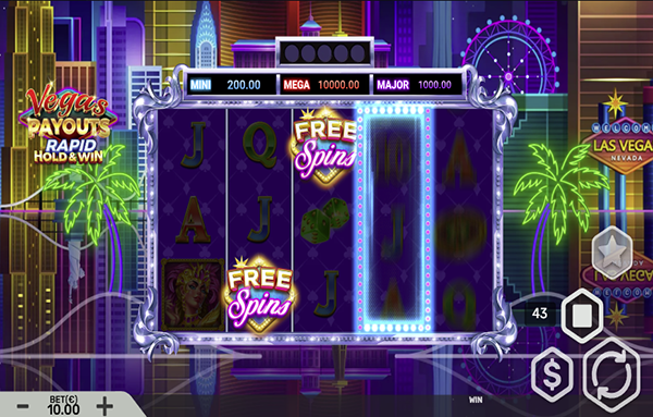 The Vegas Payouts Slot Gameplay & Theme